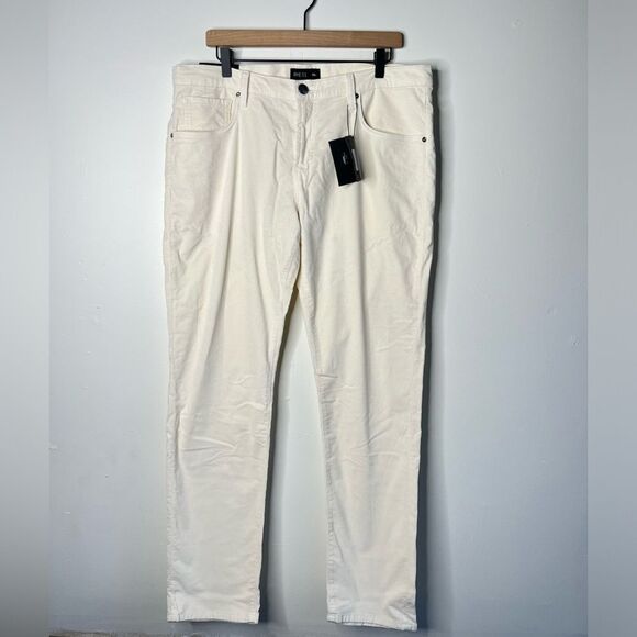 Rye 51 Hamilton R51 Cord - Stretch Comfort Corduroy 5-Pocket - Ivory | size 38 - Picture 6 of 13